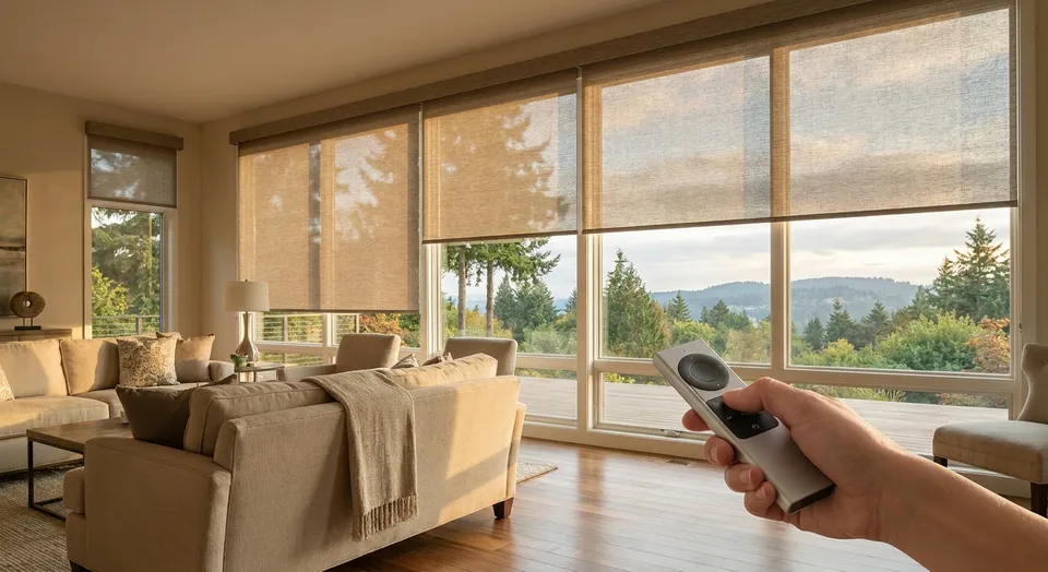 How to Choose Motorized Shades for Your Kent, WA Home