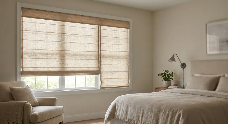 Motorized shades for in-law suite bedrooms