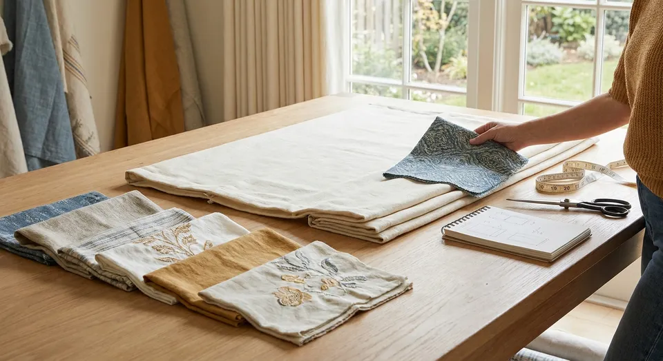 How to choose fabric for custom Roman shades