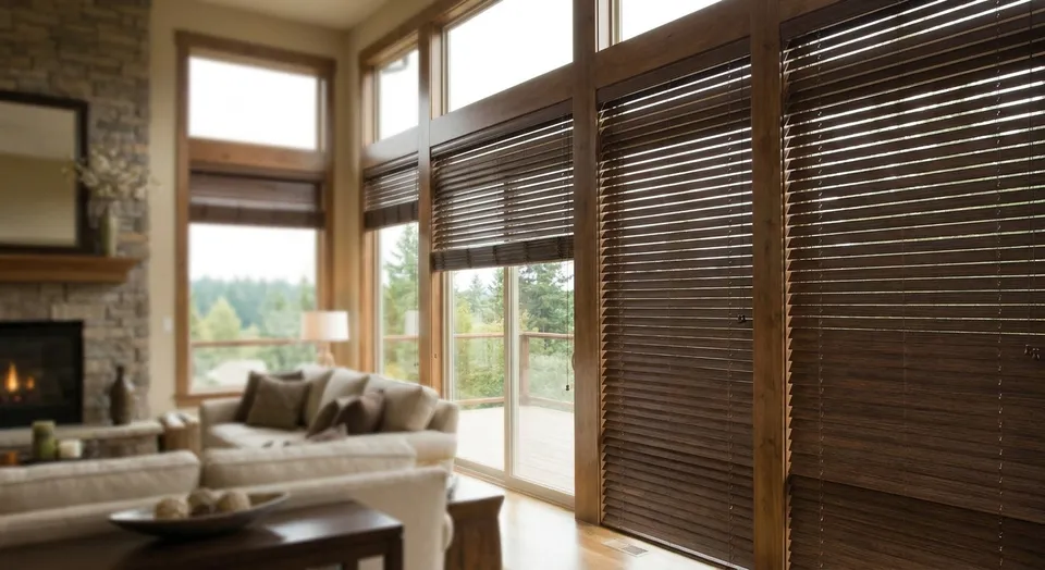 Custom blinds for Edgewood estate homes