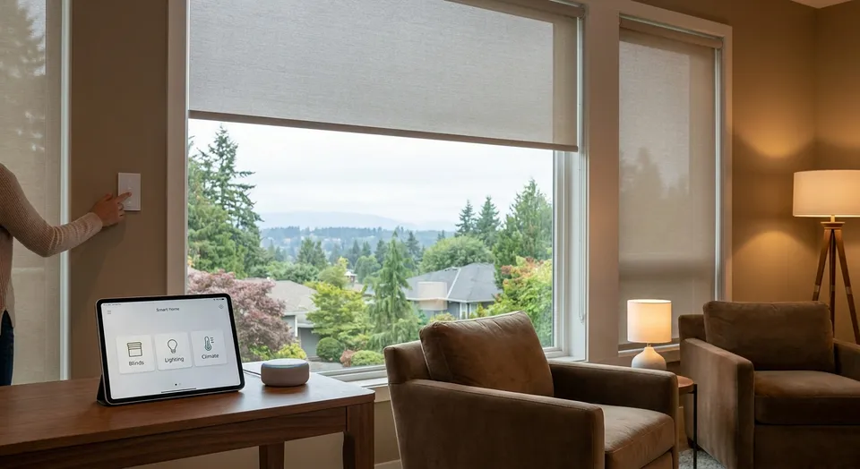 Motorized blinds for smart homes in South King County