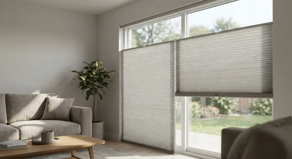 Top-down bottom-up shades for privacy and light control