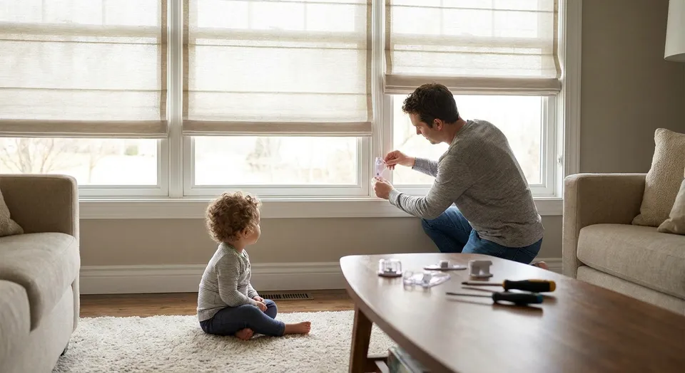 How to childproof cordless blinds