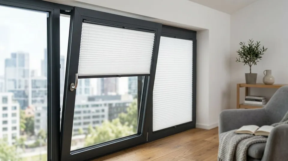 Blinds for tilt-turn windows in modern builds