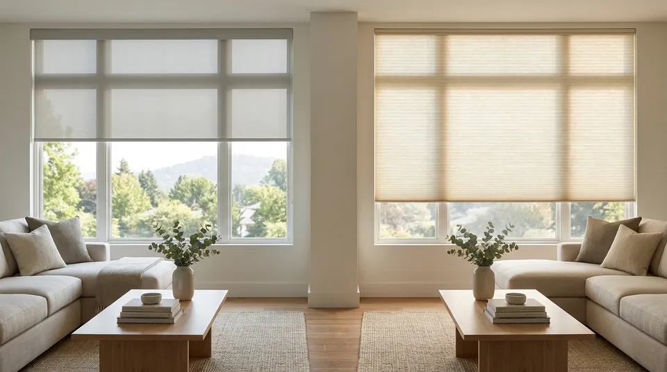 Roller Shades vs Cellular Shades: Which Is Better for South King County Homes?