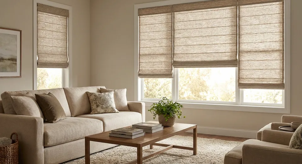 Best Roman shades for living rooms