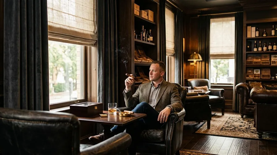 Best window treatments for cigar lounges