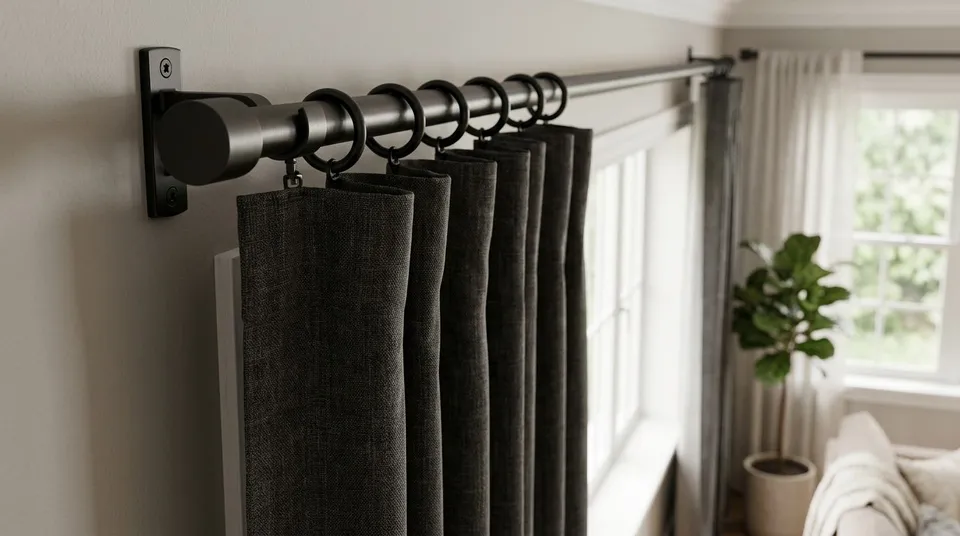 Best drapery hardware for heavy blackout curtains