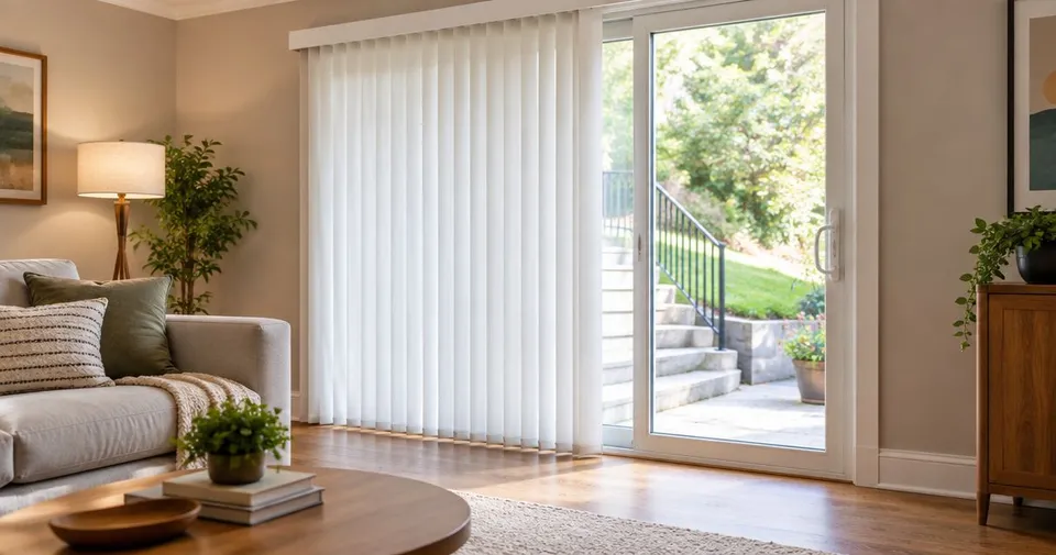 How to choose blinds for a walkout basement door