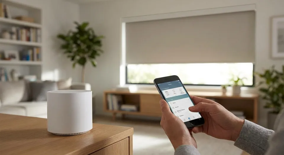 How to pair motorized shades with a smart home hub