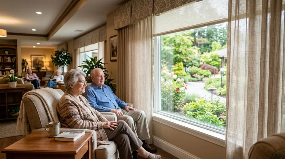 Window treatments for assisted living facilities