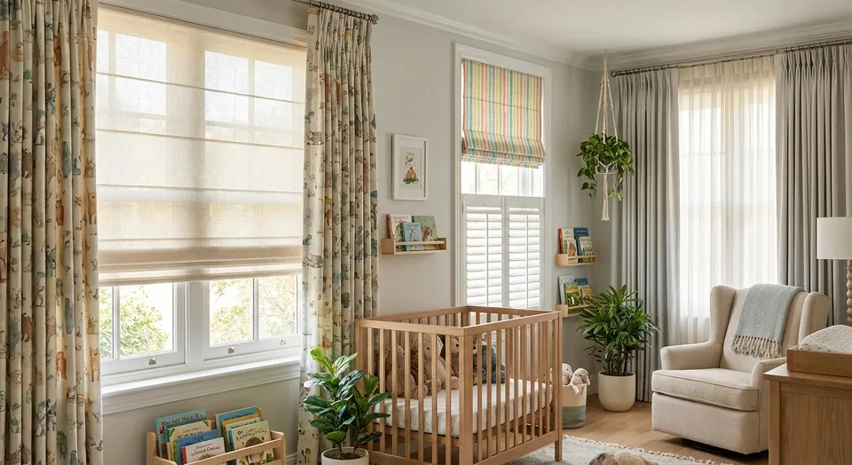 Best window treatments for nurseries and kids' rooms