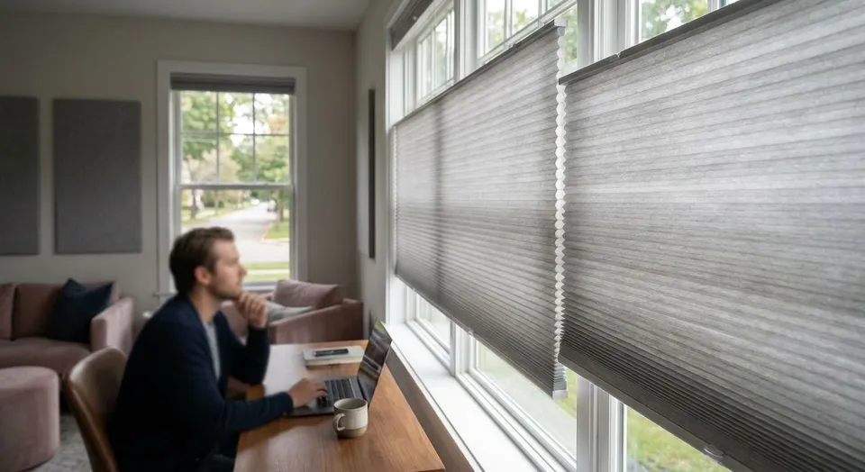 Best cellular shades for noise reduction in home offices