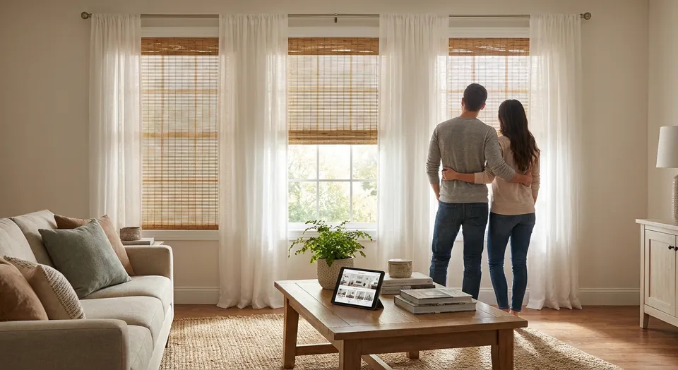 Best window treatments for first-time homebuyers